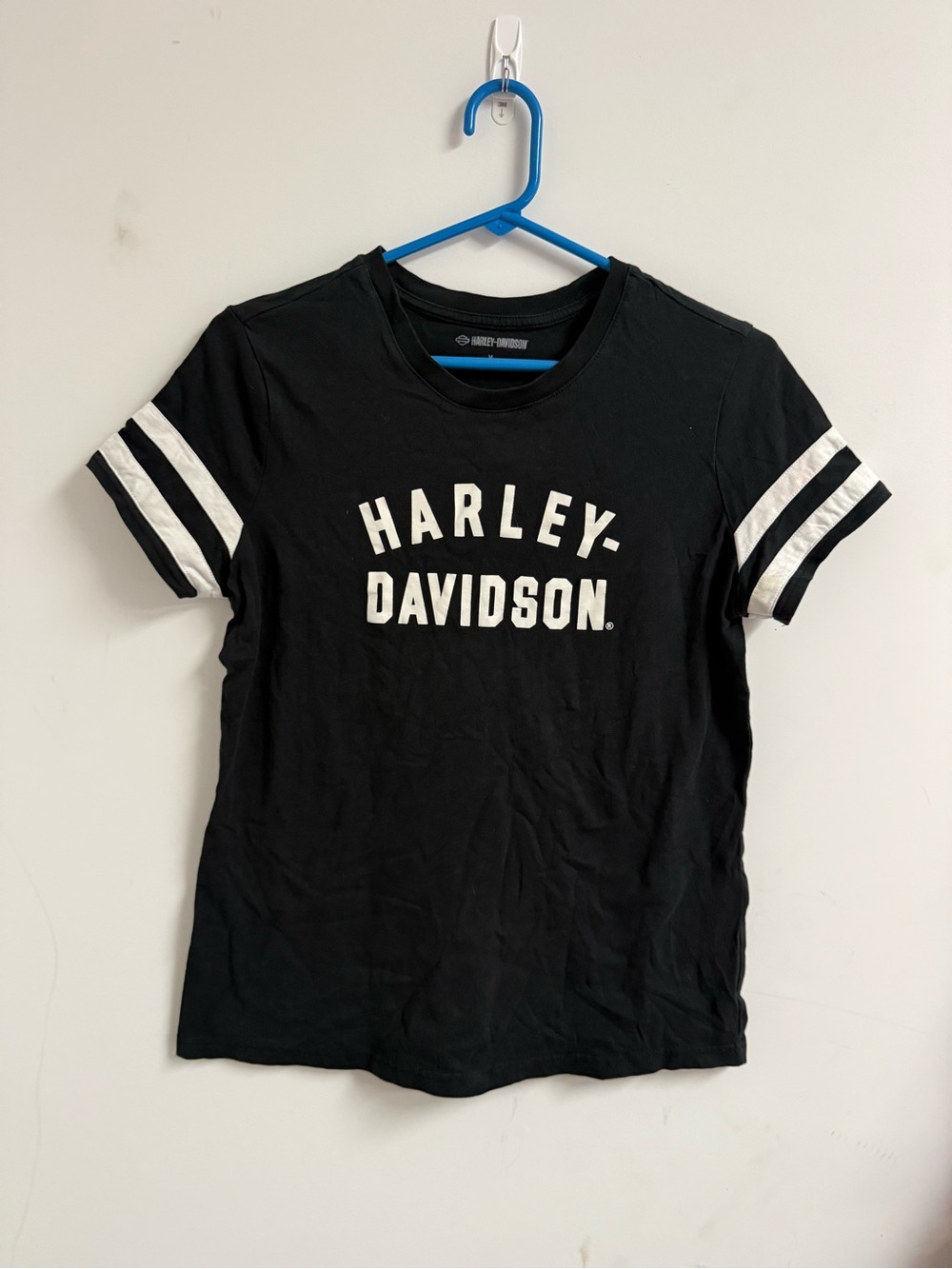 Harley-Davidson Black Tee with White Logo